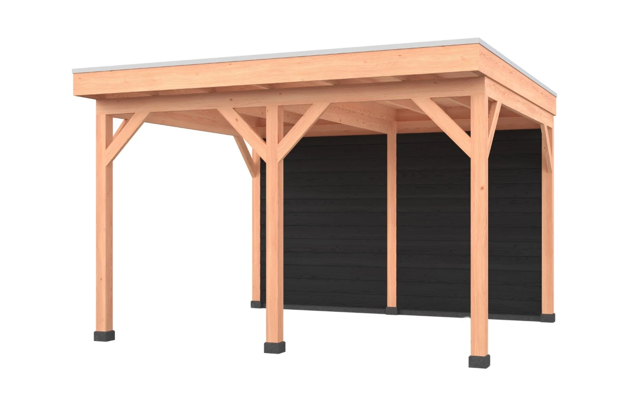 Douglas overkapping, 400 x 350, met achterwand, Westwood Comfort - Afbeelding 2